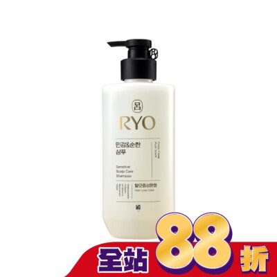 韓國Ryo呂 呂 全方位頭皮養護洗髮精-敏感護理480ml