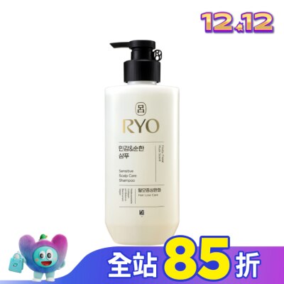 韓國Ryo呂 呂 全方位頭皮養護洗髮精-敏感護理480ml