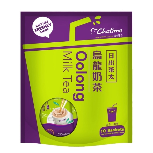 日出茶太 烏龍奶茶即溶飲 箱購(18袋/箱10包/袋)-箱購