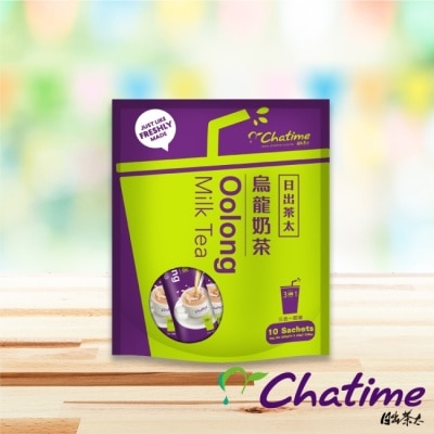 CHATIME 日出茶太烏龍奶茶即溶飲｜箱購(18袋/箱，10包/袋)﹘箱購