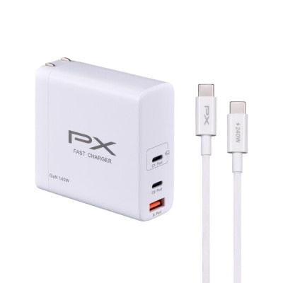 PX PX大通氮化鎵快充USB電源供應器 PWC-14012W