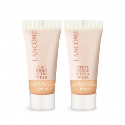 LANCOME LANCOME 蘭蔻 零粉感光澤持妝粉底(5ml)X2#PO-01