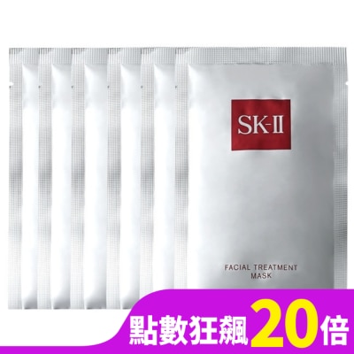 SKII 【SK-II】青春敷面膜 6入組 公司貨(無盒)