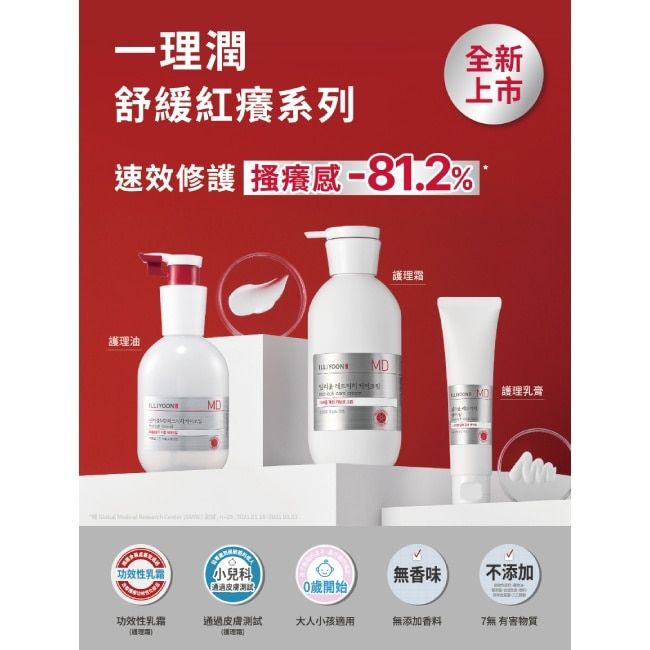 一理潤MD舒緩紅癢護理油200ml