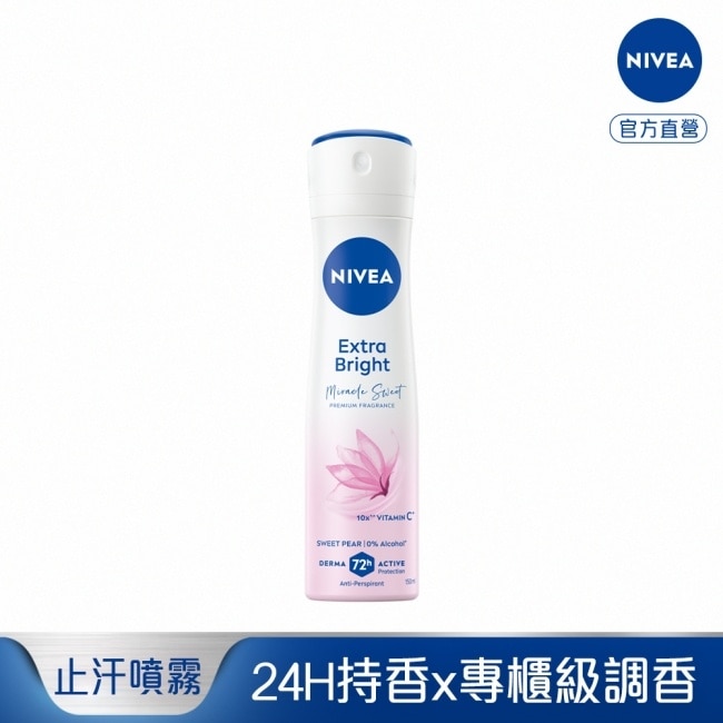妮維雅止汗爽身噴霧香氛淨白系列(果漾謬思)150ml