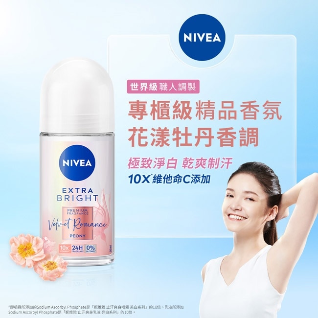 妮維雅止汗爽身乳液香氛淨白系列(碎花夢境)50ml image