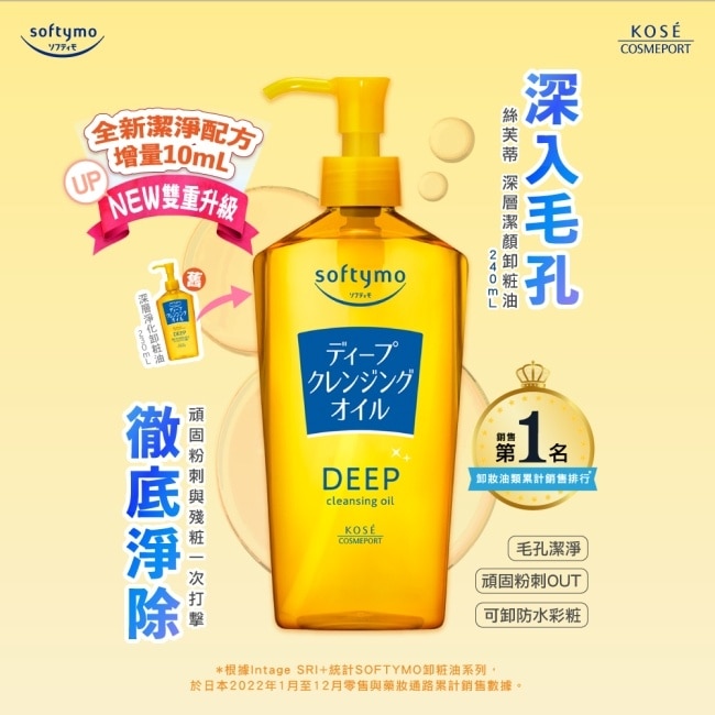 【KOSE 絲芙蒂】深層潔顏卸粧油補充包210ml(三入))全新改款 成分升級