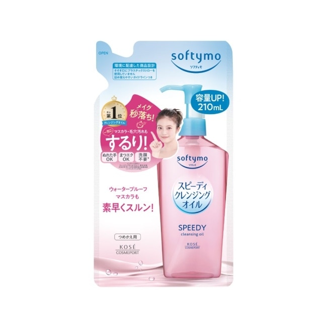 【KOSE 絲芙蒂】 乾濕兩用極淨卸粧油補充包210ml(六入)
