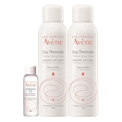 Avene 雅漾 雅漾活泉水150ml二入24H保濕組(活泉水150ml*2+保濕精華露25ml)