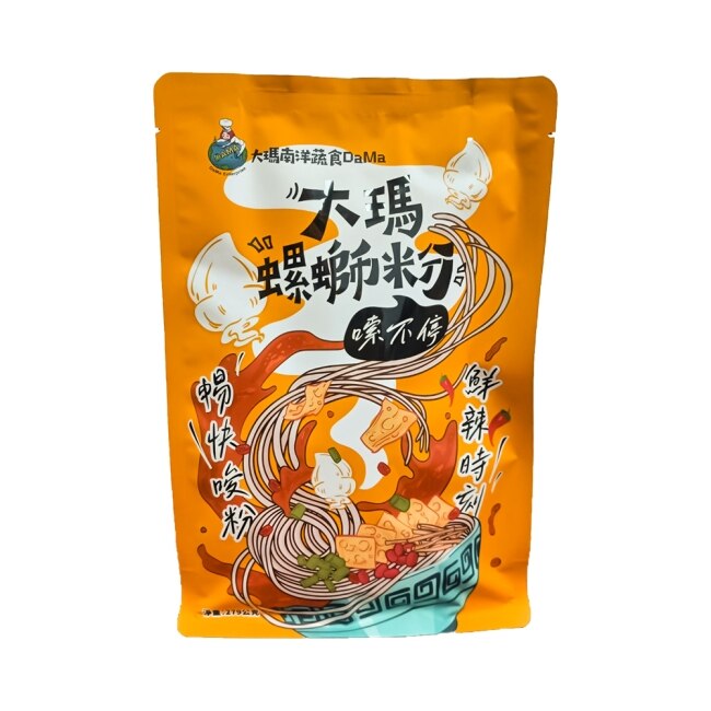 【大瑪南洋蔬食】大瑪螺螄粉袋裝x4袋(279g/袋) 全素