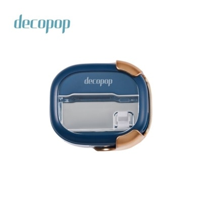 DECOPOP decopop極淨煥白音波電動牙刷原廠刷頭消毒盒DP-602-003(藍)