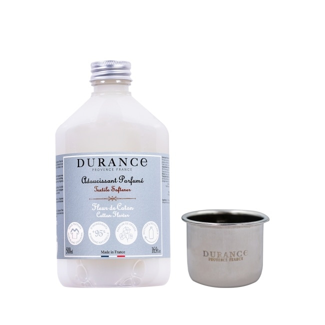 DURANCE朵昂思 香氛柔軟精-棉花田(500ml)+洗劑量杯-公司貨