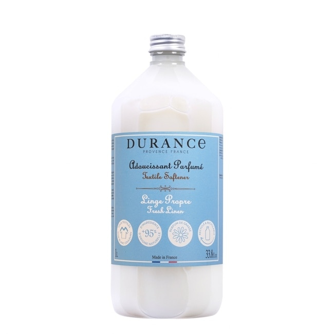 DURANCE朵昂思 香氛衣物柔軟精(1L)-清新亞麻+洗劑量杯-專櫃公司貨