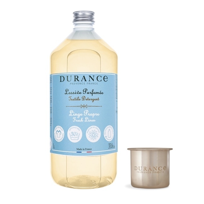 DURANCE朵昂思 香氛洗衣精(1L)-清新亞麻+洗劑量杯-專櫃公司貨