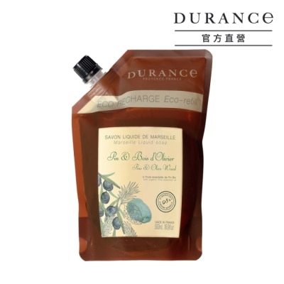 DURANCE DURANCE朵昂思 精油馬賽液態皂補充包(500ml)-松木橄欖木