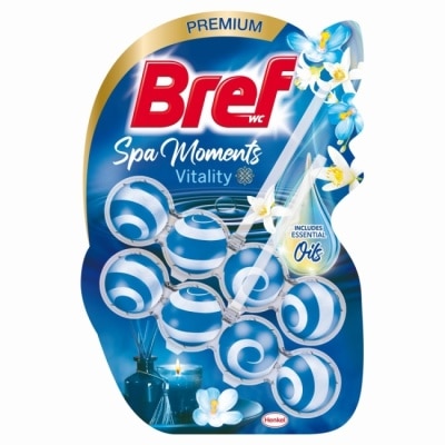 Bref妙力 - Bref 懸掛式馬桶清潔球 SPA精油系列-  麝香薄荷50g*2