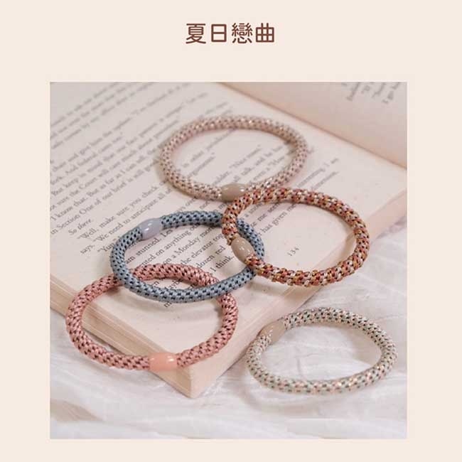 妝漾 彈力髮圈(夏日戀曲)5入 image