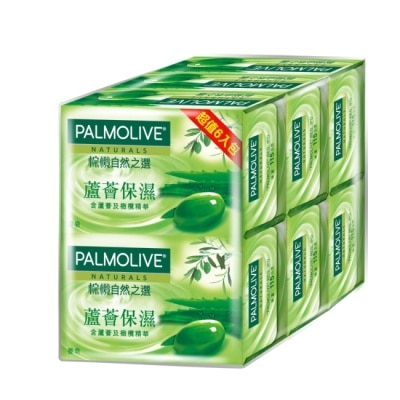 PALMOLIVE 棕欖自然之選香皂--蘆薈保濕115g*6