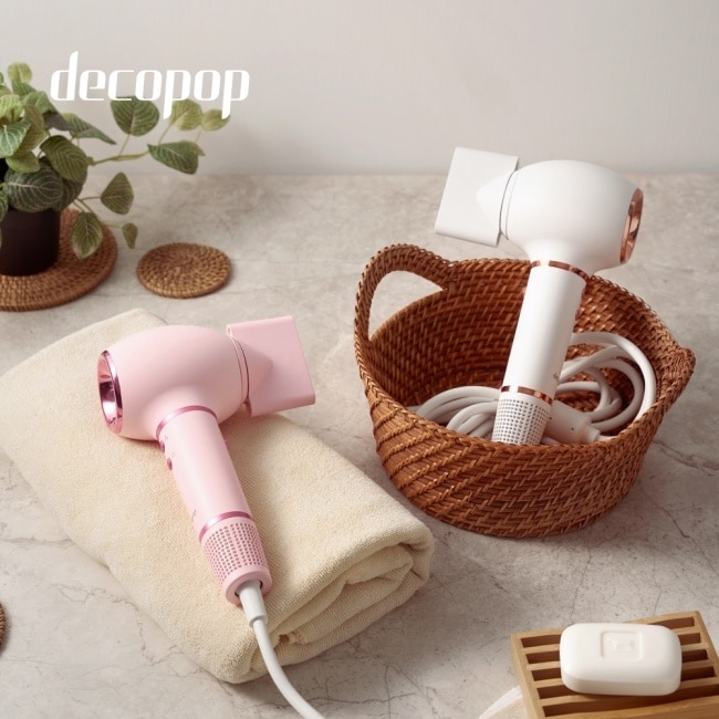decopop 美型負離子吹風機(小蘋機)DP-801粉