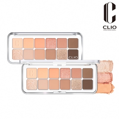 CLIO 珂莉奧 珂莉奧 玩色百搭空氣眼影盤 01珊瑚秘境 0.6g*12