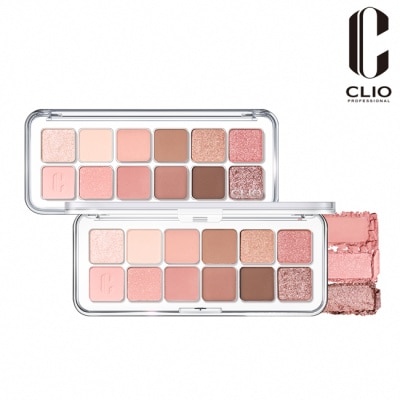 CLIO 珂莉奧 珂莉奧 玩色百搭空氣眼影盤 02玫瑰花園 0.6g*12