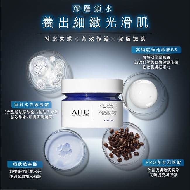 AHC醫美科研超導水光玻尿酸活膚霜50ML