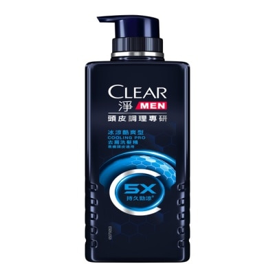 CLEAR 淨 男士頭皮調理專研去屑洗髮精 冰涼酷爽型 570G