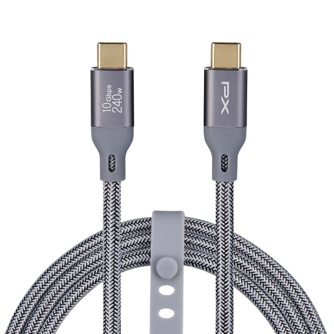 PX大通USB C to C 3.2 Gen2 10Gbps/240W充電傳輸線(1米) ACC3X-1G