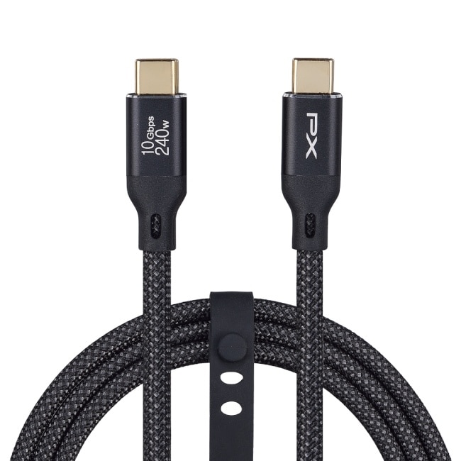 PX大通USB C to C 3.2 Gen2 10Gbps/240W充電傳輸線(2米) ACC3X-2B