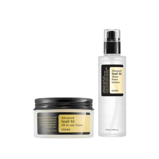 COSRX 珂絲艾絲 寵愛媽媽抗老保濕禮-96%蝸牛賦活黏液精華 100ml+92% 蝸牛多效修護面霜 100g