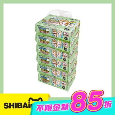 Watsons 屈臣氏 - 屈臣氏無香嬰兒柔濕巾20片6包(柴犬工房) image