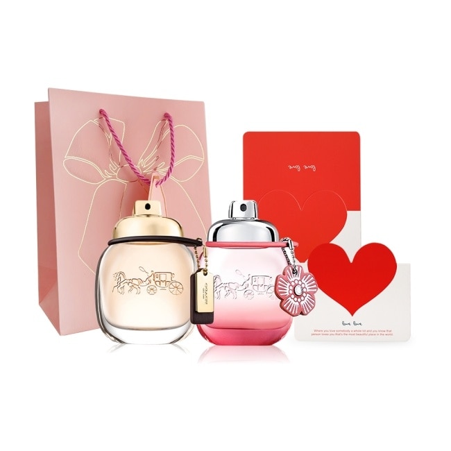 COACH 經典淡香精超值雙入組[時尚經典+嫣紅芙洛麗]-國際航空版