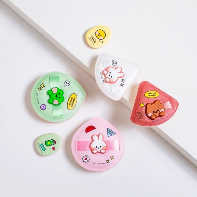 屈臣氏棉花糖粉撲3入組-Lenini (LINE FRIENDS minini)