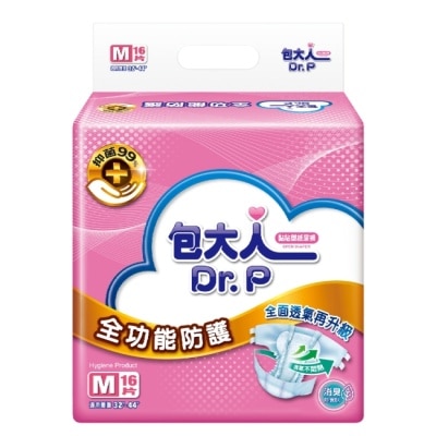 DRP 包大人成褲全功能防護M 16sX6包-箱購-箱購