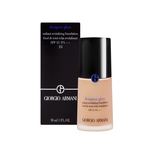 Giorgio Armani 設計師水燦光影粉底SPF15/PA+++(30ml) #2.5 自然中性_專櫃公司貨