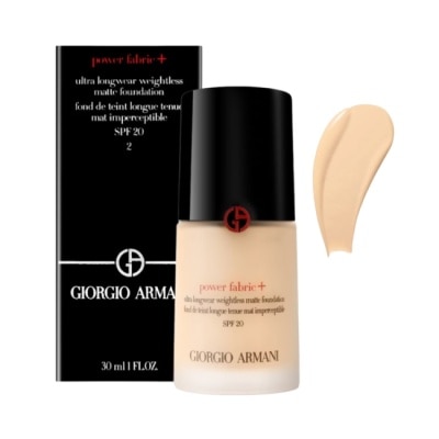 GIORGIOARMANI Giorgio Armani 超持妝絲絨水慕斯粉底 SPF20(30ml) #2 白皙中性_專櫃公司貨