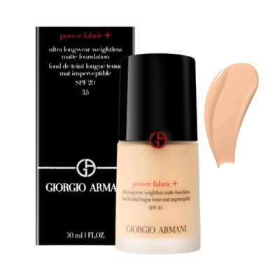 GIORGIOARMANI Giorgio Armani 超持妝絲絨水慕斯粉底SPF20 (30ml) #3.5 自然暖調_專櫃公司貨