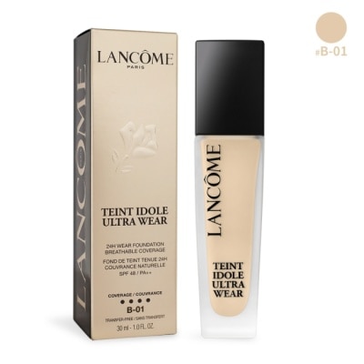 LANCOME蘭蔻 LANCOME 蘭蔻 零粉感超持久粉底 SPF48/PA++(30ml)#B-01 新版-專櫃公司貨