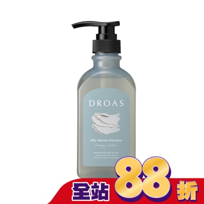 YOLU - DROAS礦物泥頭皮潔淨洗髮精(絲滑柔順)400ml