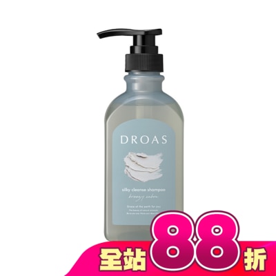 YOLU - DROAS礦物泥頭皮潔淨洗髮精(絲滑柔順)400ml