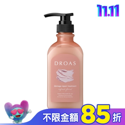 YOLU DROAS礦物泥頭皮潔淨潤髮乳(受損修護)400g