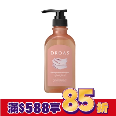 YOLU DROAS礦物泥頭皮潔淨洗髮精(受損修護)400ml