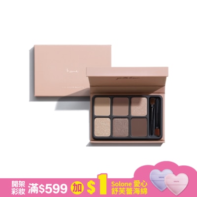 heme 喜蜜 heme 六色眼影盤 - 柔茶 9g