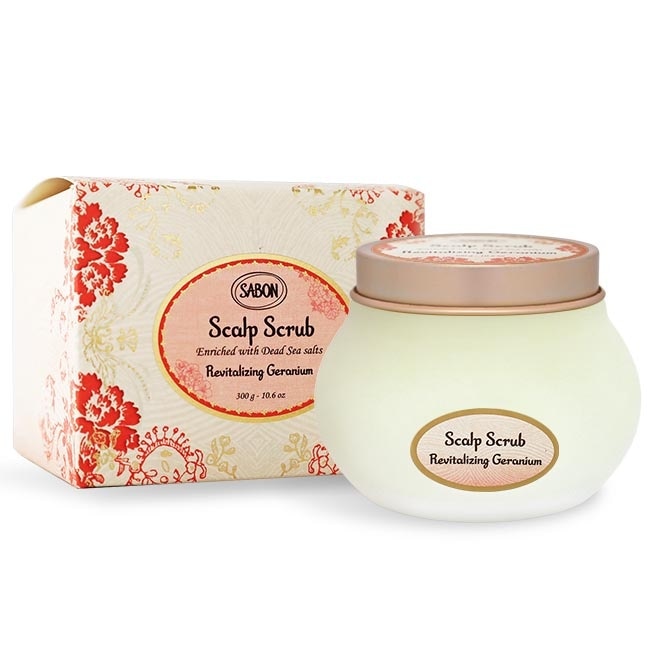 Sabon Sabon 賦活天竺葵死海鹽頭皮磨砂膏(300g)-百貨公司貨