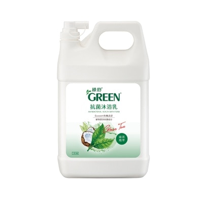 GREEN 綠的 綠的抗菌沐浴乳-綠茶精油加侖桶3800ml