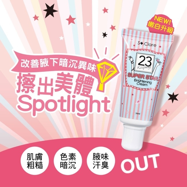 St.Clare聖克萊爾 私密毛髮順理霜60ml+毛髮順理霜60ml+腋下嫩白霜30ml(嫩白淨味升級款)