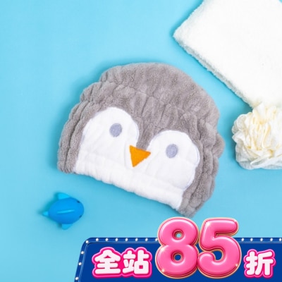 Miine - Miine動物造型擦髮帽-企鵝 image