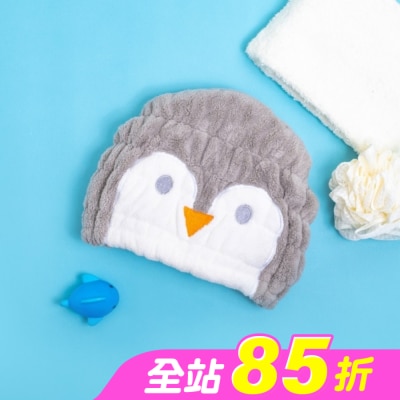 Miine - Miine動物造型擦髮帽-企鵝