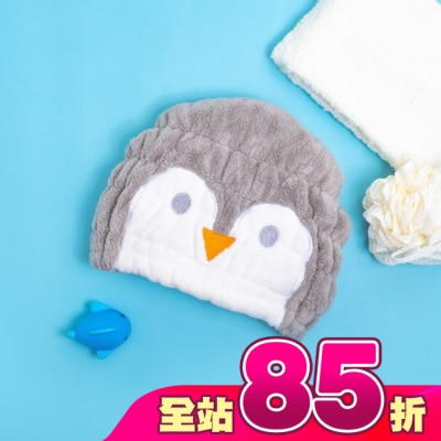 Miine - Miine動物造型擦髮帽-企鵝