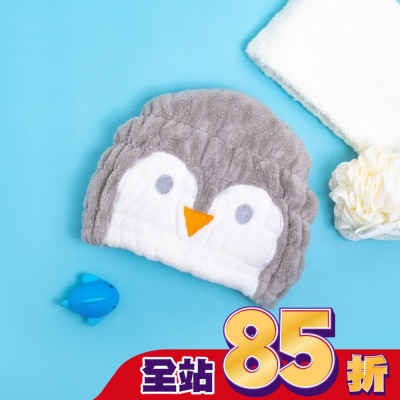 Miine - Miine動物造型擦髮帽-企鵝